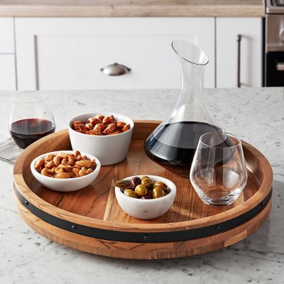 Member's Mark Acacia Wood Farmhouse Lazy Susan