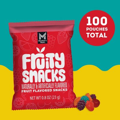 Member's Mark Fruity Snacks, 0.8 oz., 100 pk.