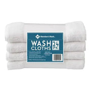 Member's Mark Commercial Hospitality Washcloths, White, 24-Pack