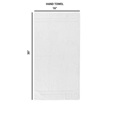 Member's Mark Commercial Hospitality Hand Towels, White, 12 pk.