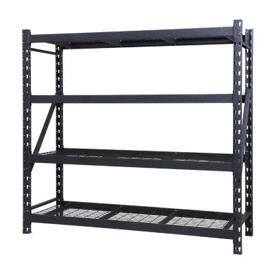 Member's Mark 4-Shelf Industrial Storage Rack, 77" W x 24" D x 72" H