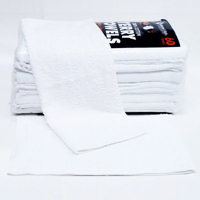 Member's Mark 100% Cotton Terry Towels, 14" x 17" 60 ct.