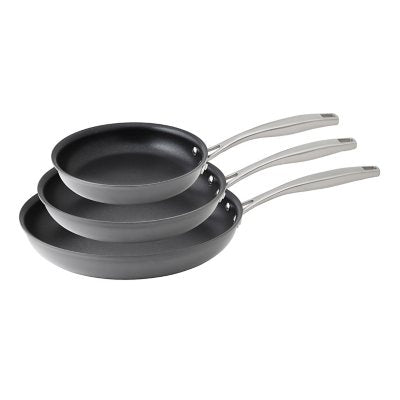 Member's Mark 3-Piece Hard Anodized Fry Pan Set