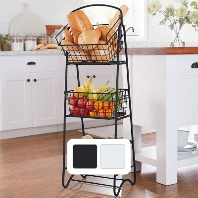 Member's Mark 3-Tier Floor Basket Stand, Choose Color