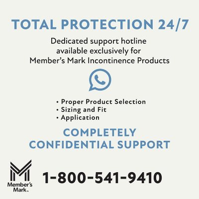 Member's Mark Total Protection Incontinence Underwear for Men and Women, Size - XXL, 48 ct.
