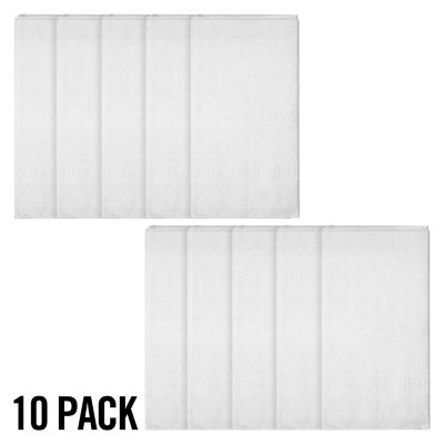 Member's Mark White 3-Ply Tissue Tablecovers, 54" x 108", 10 pk.
