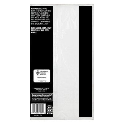 Member's Mark White 3-Ply Tissue Tablecovers, 54" x 108", 10 pk.