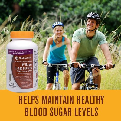 Member's Mark 100% Psyllium Husk Fiber Capsules, 800 ct.
