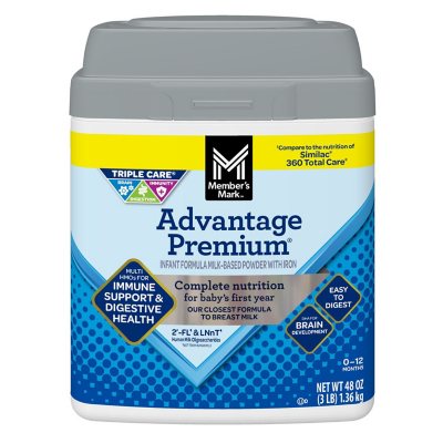 Member's Mark, Advantage Premium, Infant Formula, 48 oz.