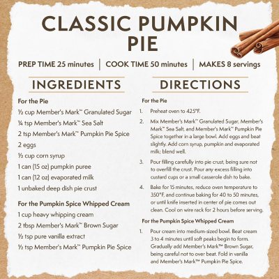 Member's Mark Pumpkin Pie Spice Seasoning Blend 5.6 oz.