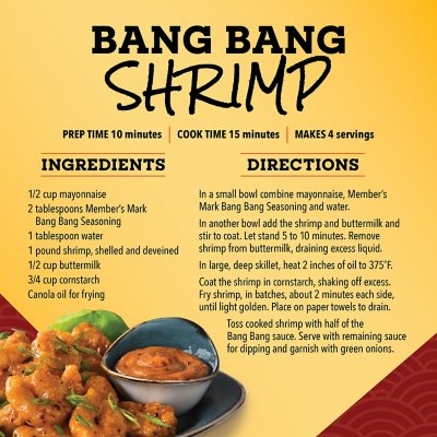 Member's Mark Bang Bang Sweet & Spicy Seasoning & Sauce Mix 9 oz.