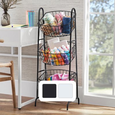 Member's Mark 3 Tiered Basket Stand, Choose Color