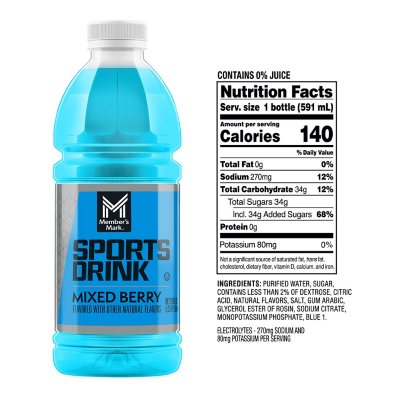 Member's Mark Sports Drink Variety Pack 20 fl. oz., 24 pk.