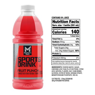 Member's Mark Sports Drink Variety Pack 20 fl. oz., 24 pk.