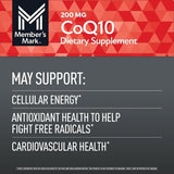 Member's Mark CoQ10 Softgels, 200 mg, 180 ct.