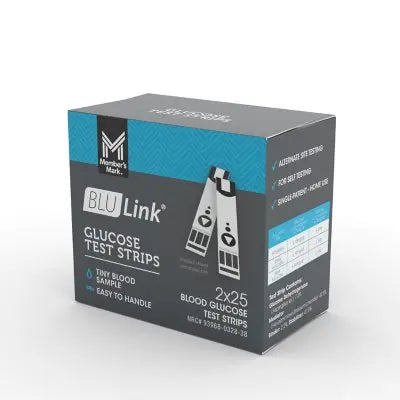 Member's Mark BluLink Glucose Test Strips, 50 ct.