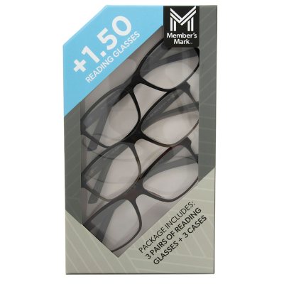 Member's Mark Square Reading Glasses, 3 pk.