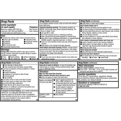Member's Mark Naproxen Sodium Tablets NSAID, 220 mg, 400 ct.