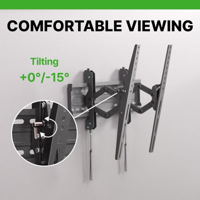 Member's Mark Extending Tilt 32" - 98"* TV Wall Mount with Levelling Design
