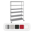 Member's Mark 6-Tier NSF Heavy Duty Wire Shelving, 47.75" W x 18" D x 75.5" H