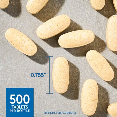 Member's Mark Vitamin C 1000 mg plus Citrus Bioflavonoids & Rose Hips Tablets 500 ct.