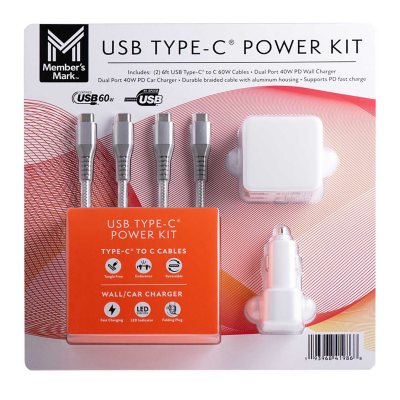 Member's Mark USB-C Kabel-Strom-Kit
