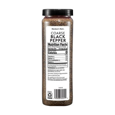 Member's Mark Restaurant Coarse Black Pepper, 18 oz.