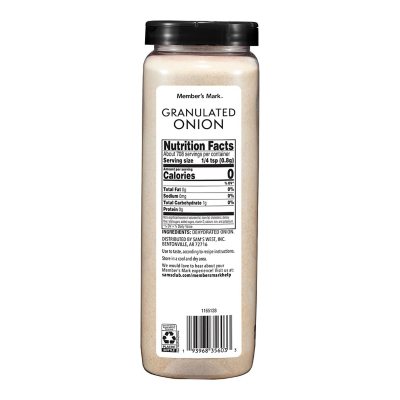 Member's Mark Granulated Onion, 20 oz.