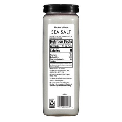 Member's Mark Sea Salt, 36 oz.