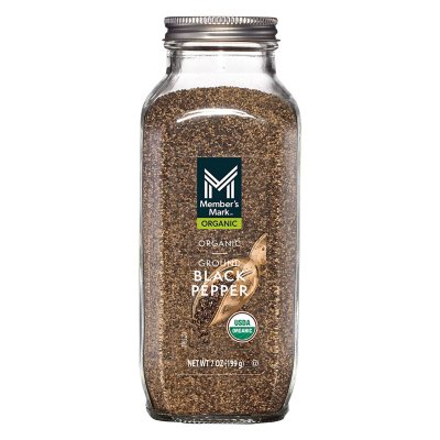 Member's Mark Organic Ground Black Pepper, 7 oz.