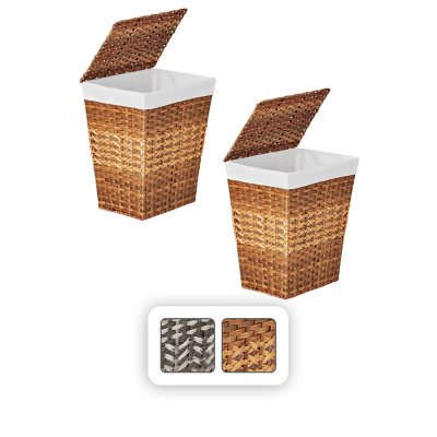 Member's Mark Laundry Hamper, Set of 2, 19.5" W x 14.5" D x 23" H