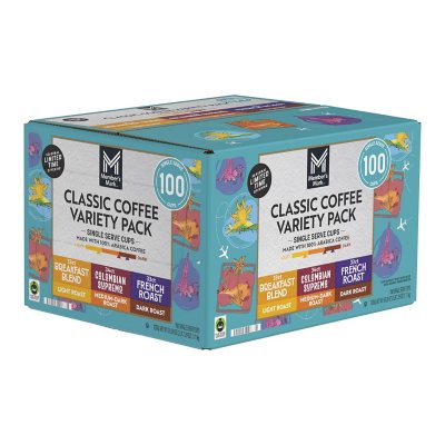 Member's Mark Classic Variety Pack Coffee Pods, 100 ct.
