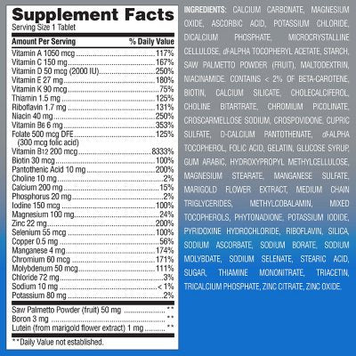 Member's Mark Advanced Men's 50+ Multivitamin Tablets, 275 ct.