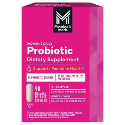 Member's Mark Women's Daily Probiotic Capsules, 90 ct.