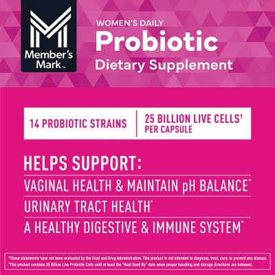 Member's Mark Women's Daily Probiotic Capsules, 90 ct.