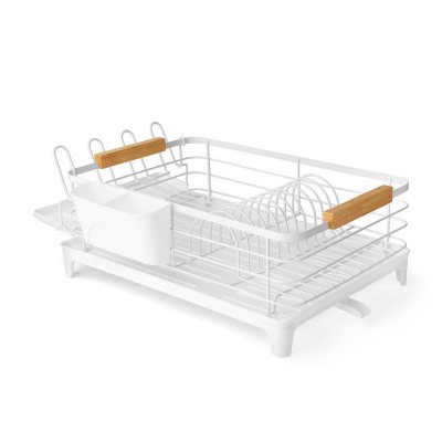 Member's Mark Modern Dish Rack With Utensil Caddy And Glassware Holder, Assorted Colors
