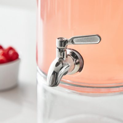 Member's Mark Glass Drink Dispenser, 2 Gallon Capacity