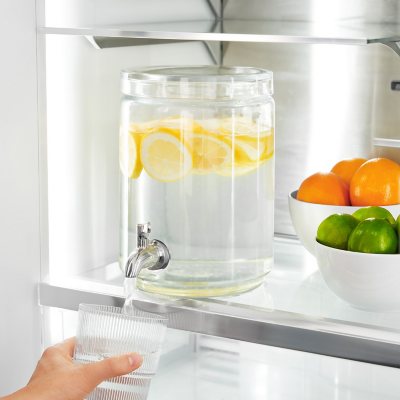 Member's Mark Glass Drink Dispenser, 2 Gallon Capacity