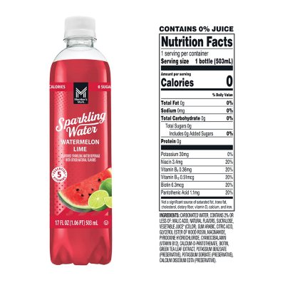Member's Mark Sparkling Water Variety Pack, 17 fl. oz., 24 pk.