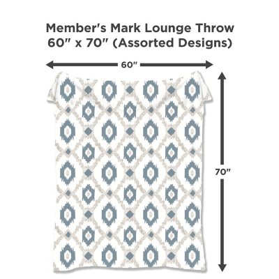 Member's Mark Lounge Throw, 60" x 70", Halloween Designs