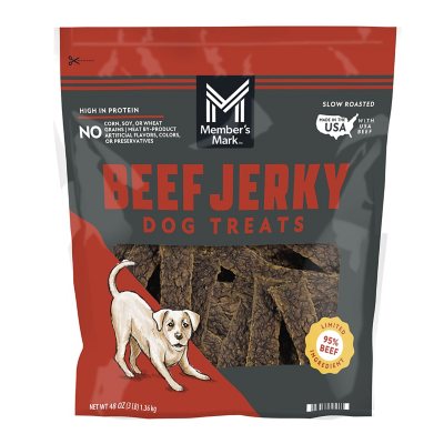 Member's Mark Beef Jerky Dog Treats, 48 oz.