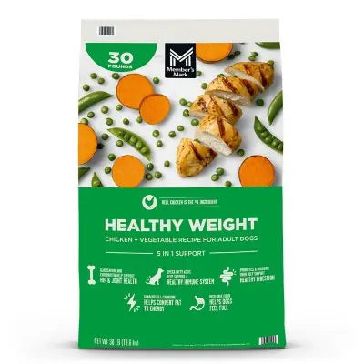 Member's Mark(TM) Healthy Weight Chicken & Vegetables Adult Dry Dog Food, 30 lbs.