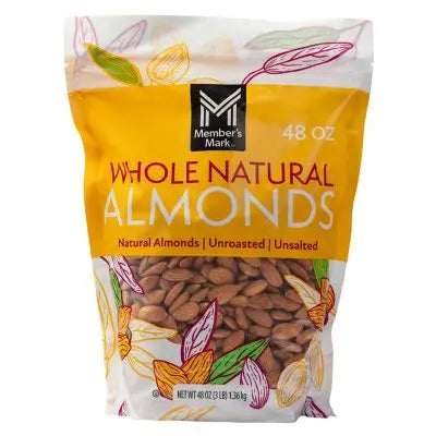 Member's Mark Natural Whole Almonds, 48 oz.