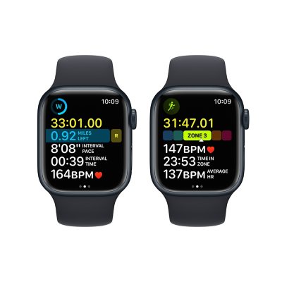 Apple Watch Series 8 GPS + Cellular 41mm Aluminum Case with Sport Band, Choose Color and Band Size