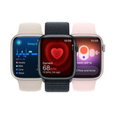 Apple Watch Series 9 GPS 45mm Aluminum Case Blood Oxygen Feature, Choose Color and Size