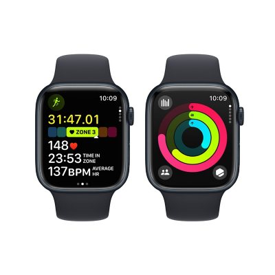 Apple Watch Series 9 GPS 45mm Aluminum Case Blood Oxygen Feature, Choose Color and Size