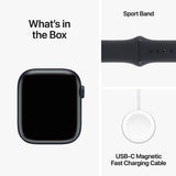 Apple Watch Series 9 GPS 45mm Aluminum Case Blood Oxygen Feature, Choose Color and Size