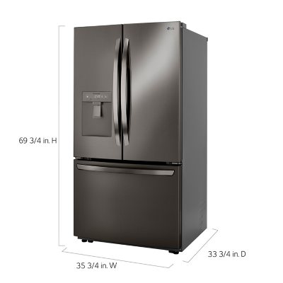 LG 29 cu ft. French Door Refrigerator with Slim Design Water Dispenser