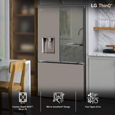 LG 26 Cu. Ft. French Door Counter Depth Refrigerator
