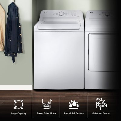LG 4.1 cu. ft. Top Load Washer With Agitator, Choose Color